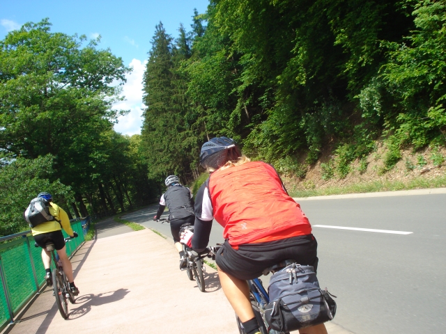 Auf dem Edersee Radweg